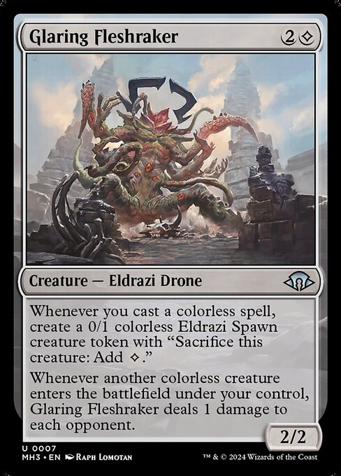 Glaring Fleshraker - Modern Horizons 3 - U - 7