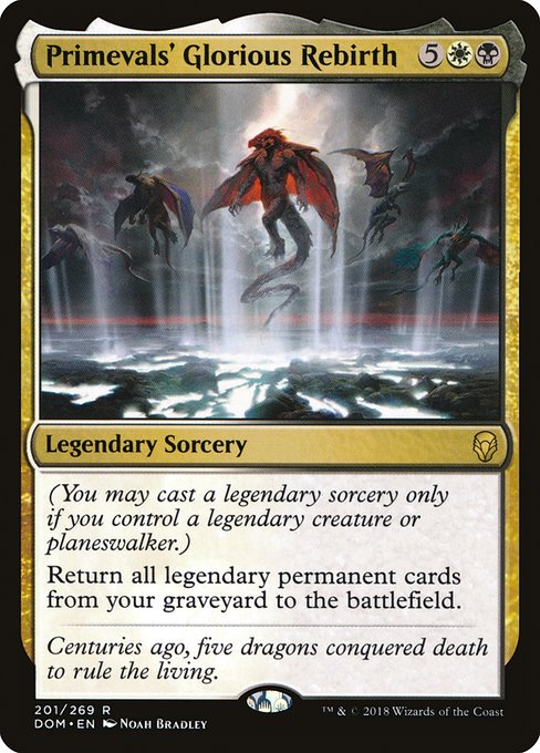 Primevals' Glorious Rebirth - Dominaria - R - 201
