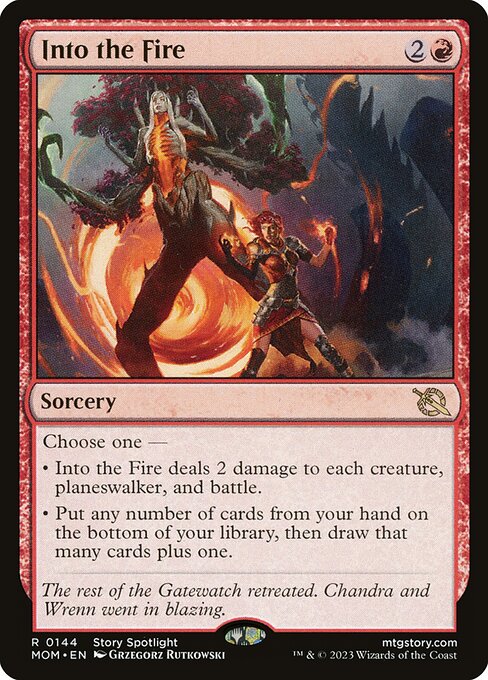 Into the Fire - Prerelease Cards - R - 144
