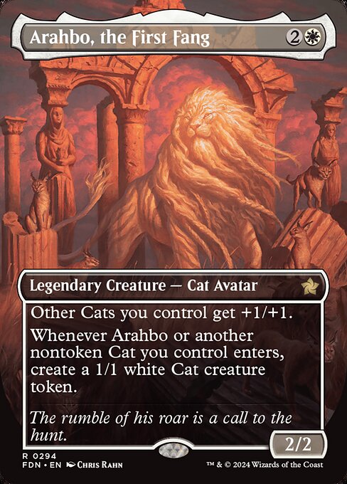 Arahbo, the First Fang (Borderless) - Foundations - R - 294