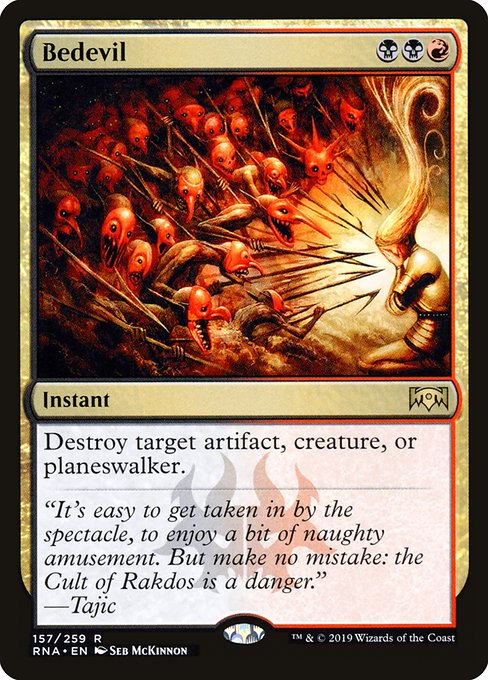 Bedevil - Ravnica Allegiance - R - 157