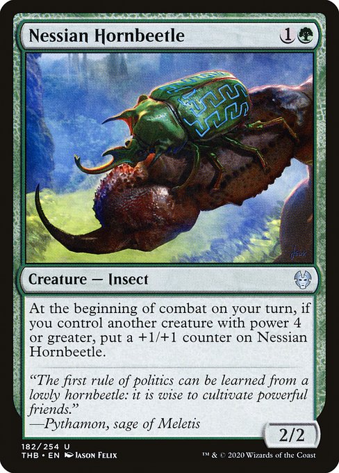 Nessian Hornbeetle - Theros Beyond Death - U - 182