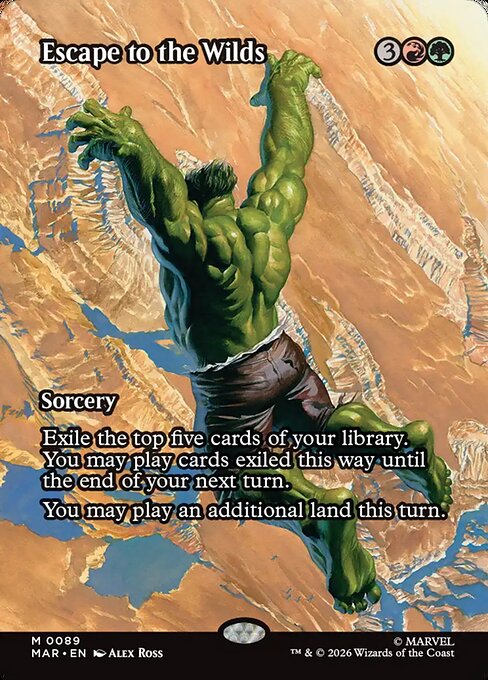 Escape to the Wilds (Borderless) - Marvel Universe Eternal-Legal - M - 89