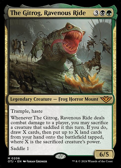 The Gitrog, Ravenous Ride - Outlaws of Thunder Junction - M - 206