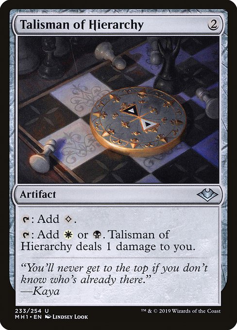 Talisman of Hierarchy - Modern Horizons - U - 233