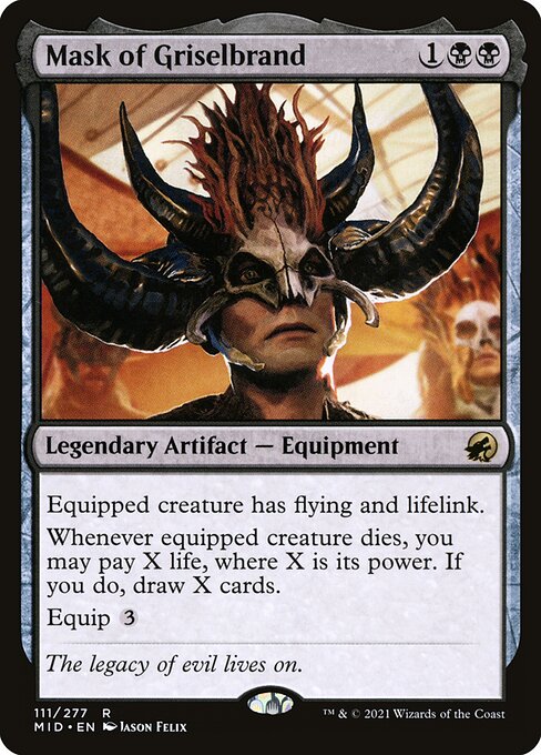 Mask of Griselbrand - Innistrad: Midnight Hunt - R - 111