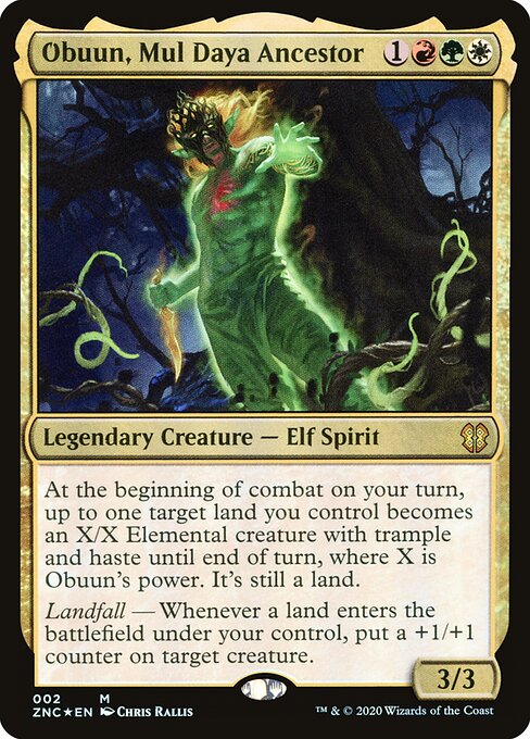 Obuun, Mul Daya Ancestor - Commander: Zendikar Rising - M - 2