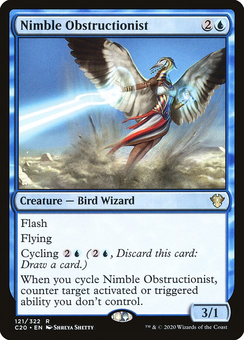 Nimble Obstructionist - Commander 2020 - R - 121