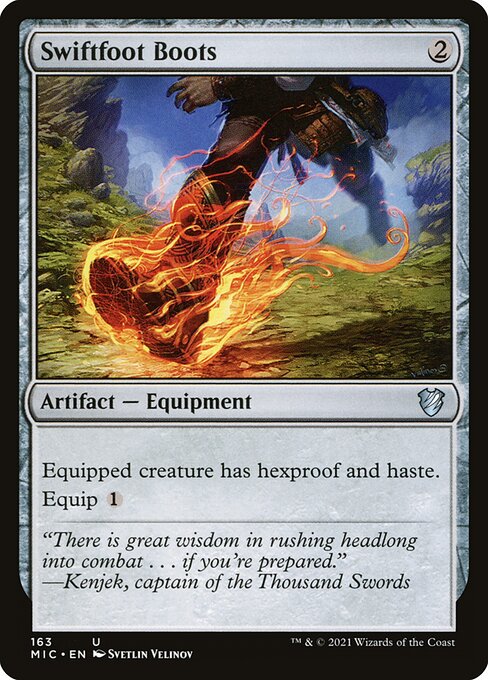 Swiftfoot Boots - Commander: Innistrad: Midnight Hunt - U - 163