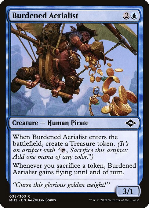 Burdened Aerialist - Modern Horizons 2 - C - 38