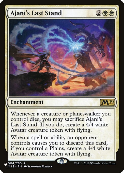 Ajani's Last Stand - The List Reprints - R - 004/280