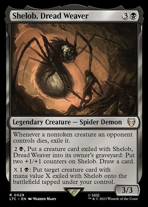 Shelob, Dread Weaver - Commander: The Lord of the Rings: Tales of Middle-earth - R - 29