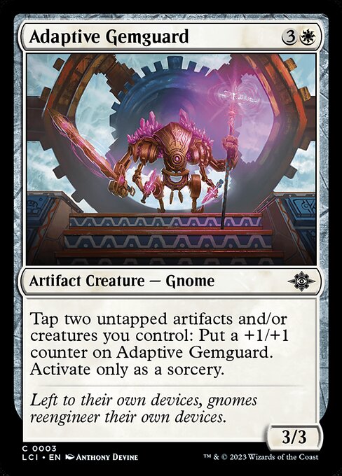 Adaptive Gemguard - The Lost Caverns of Ixalan - C - 3