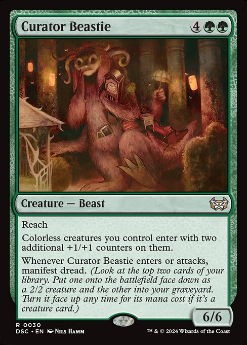 Curator Beastie - Commander: Duskmourn: House of Horror - R - 30