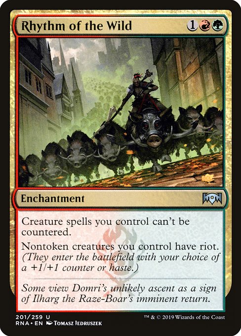 Rhythm of the Wild - Ravnica Allegiance - U - 201