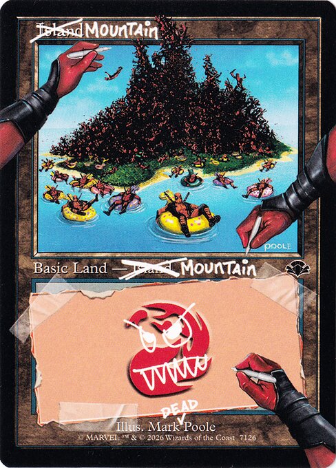 Mountain (7126) - Secret Lair Drop Series - R - 7126