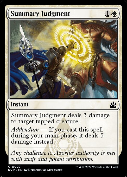 Summary Judgment - Ravnica Remastered - C - 27