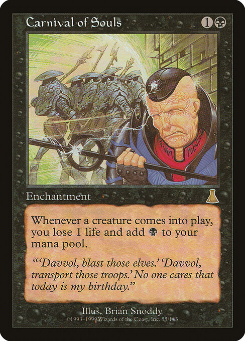 Carnival of Souls - Urza's Destiny - R - 55