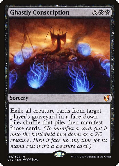 Ghastly Conscription - Commander 2019 - M - 115