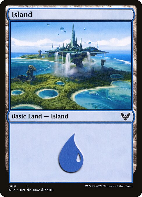 Island (369) - Strixhaven: School of Mages - L - 369