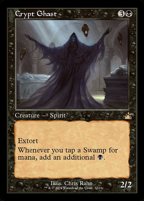 Crypt Ghast (Retro Frame) - Ravnica Remastered - R - 322
