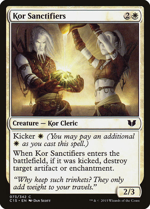 Kor Sanctifiers - Commander 2015 - C - 73