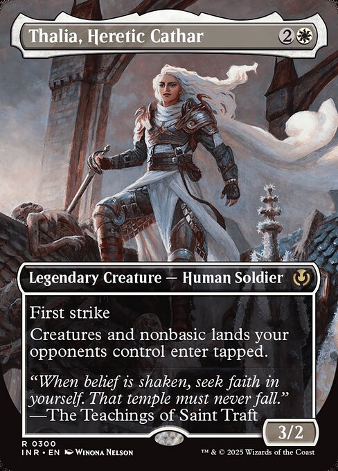 Thalia, Heretic Cathar (Borderless) - Innistrad Remastered - R - 300