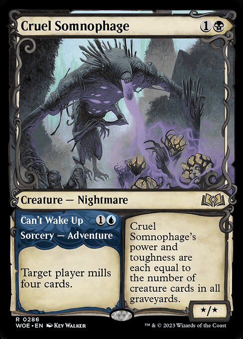 Cruel Somnophage (Showcase) - Wilds of Eldraine - R - 286
