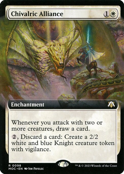 Chivalric Alliance (Extended Art) - Commander: March of the Machine - R - 98