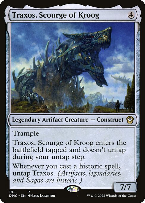 Traxos, Scourge of Kroog - Commander: Dominaria United - R - 195