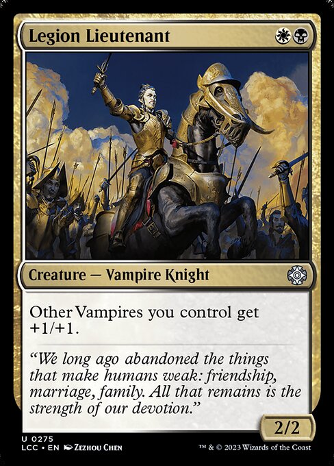 Legion Lieutenant - Commander: The Lost Caverns of Ixalan - U - 275