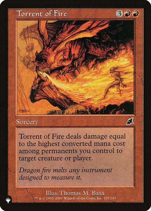 Torrent of Fire - The List Reprints - C - 107/143
