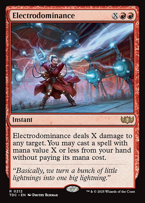 Electrodominance - Commander: Tarkir: Dragonstorm - R - 212