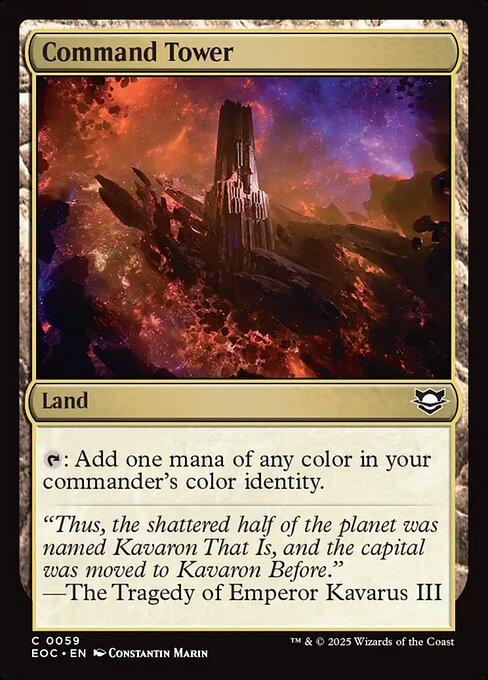 Command Tower - Commander: Edge of Eternities - C - 59