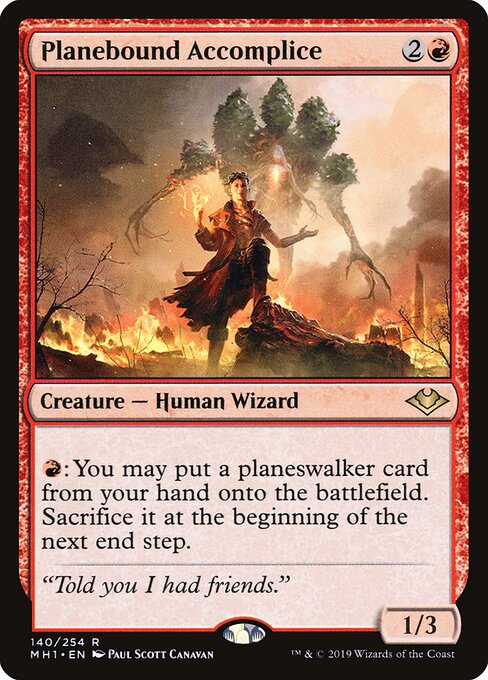 Planebound Accomplice - Modern Horizons - R - 140