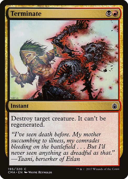 Terminate (Surge Foil) - Commander: Marvel Super Heroes - U - 189