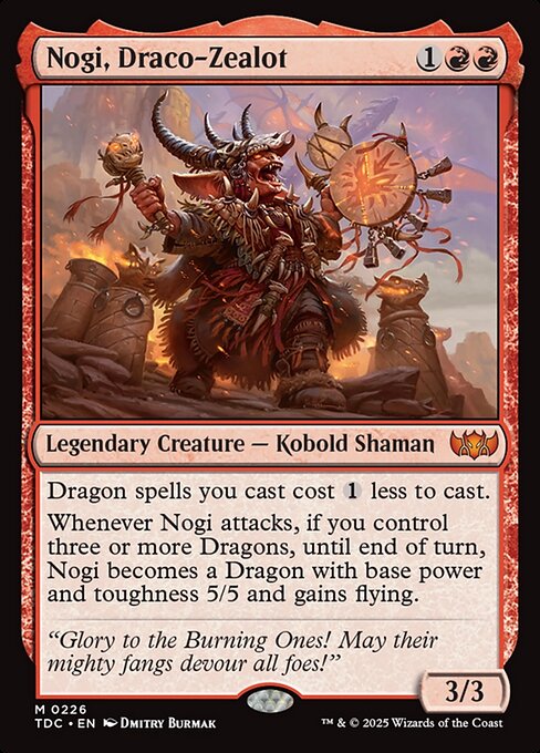 Nogi, Draco-Zealot - Commander: Tarkir: Dragonstorm - M - 226