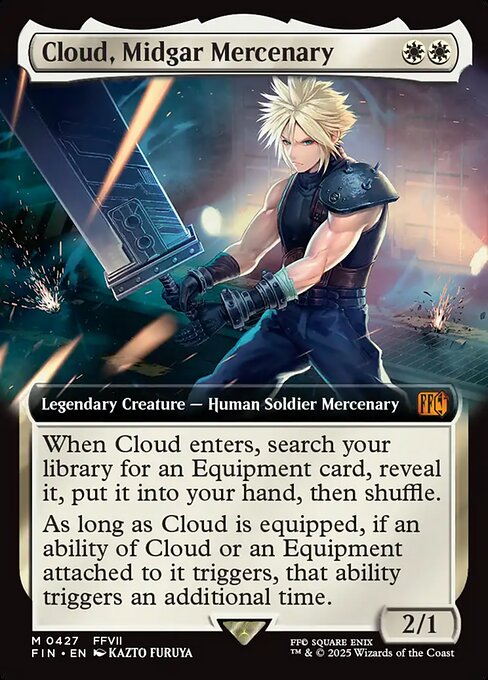 Cloud, Midgar Mercenary (Extended Art) - FINAL FANTASY - M - 427