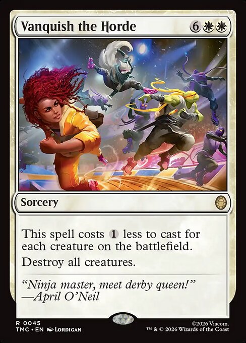 Vanquish the Horde - Commander: Teenage Mutant Ninja Turtles - R - 45