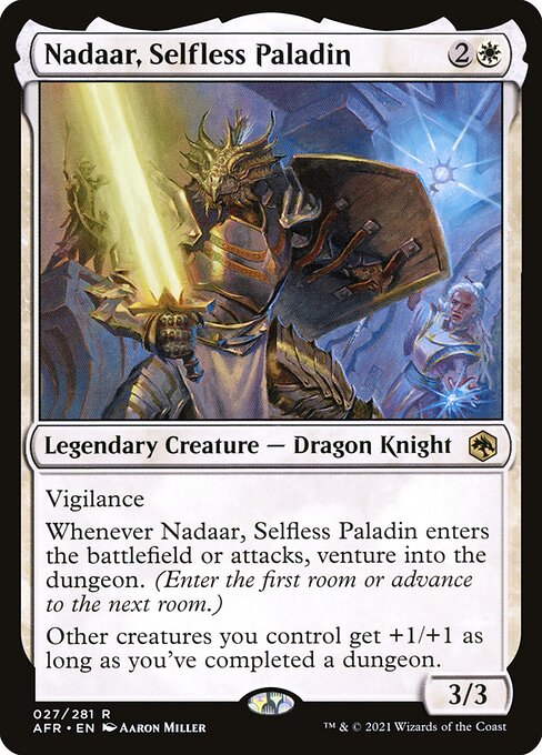 Nadaar, Selfless Paladin - Adventures in the Forgotten Realms - R - 27
