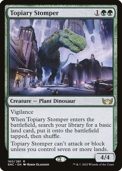 Topiary Stomper - Streets of New Capenna - R - 160