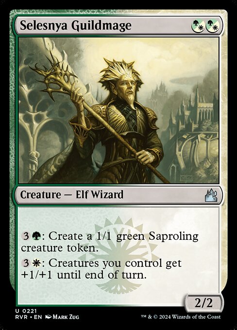 Selesnya Guildmage - Ravnica Remastered - U - 221