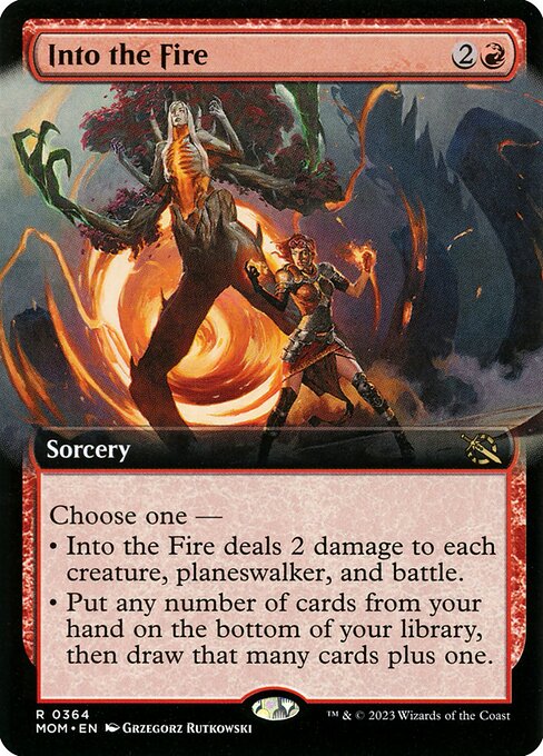 Into the Fire (Extended Art) - March of the Machine - R - 364