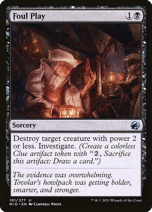 Foul Play - Innistrad: Midnight Hunt - U - 101