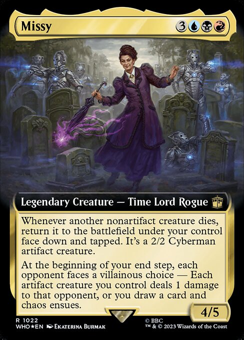 Missy (Extended Art) (Surge Foil) - Universes Beyond: Doctor Who - R - 1022