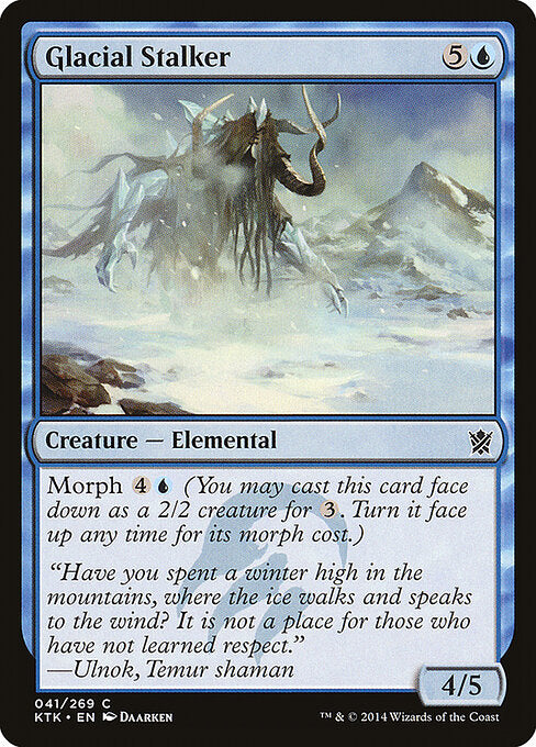Glacial Stalker - Khans of Tarkir - C - 41