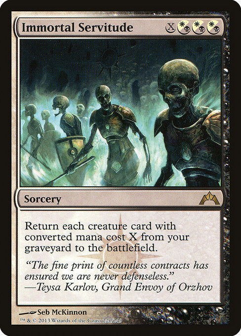 Immortal Servitude - Gatecrash - R - 220