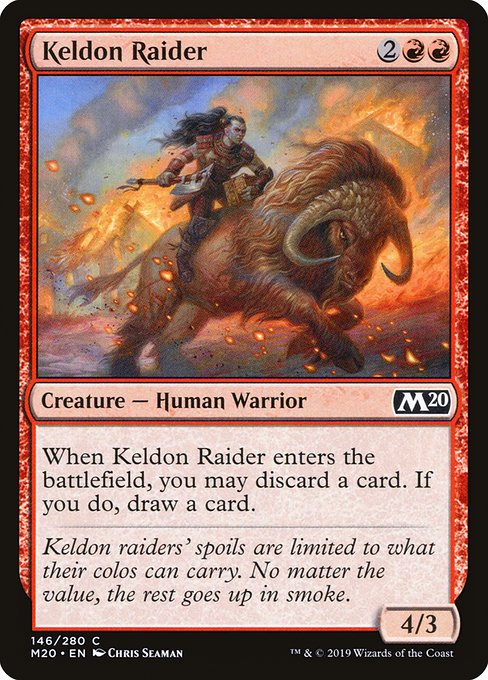 Keldon Raider - Core Set 2020 - C - 146