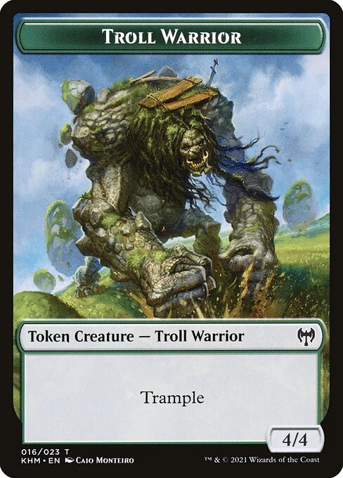 Troll Warrior Token - Kaldheim - T - 16
