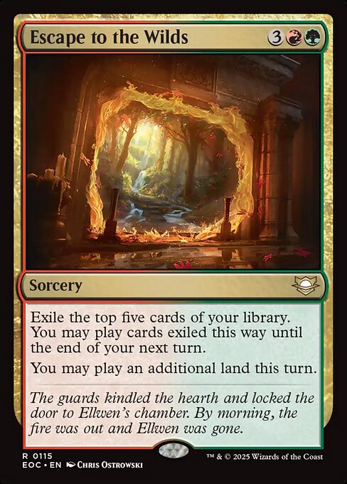Escape to the Wilds - Commander: Edge of Eternities - R - 115